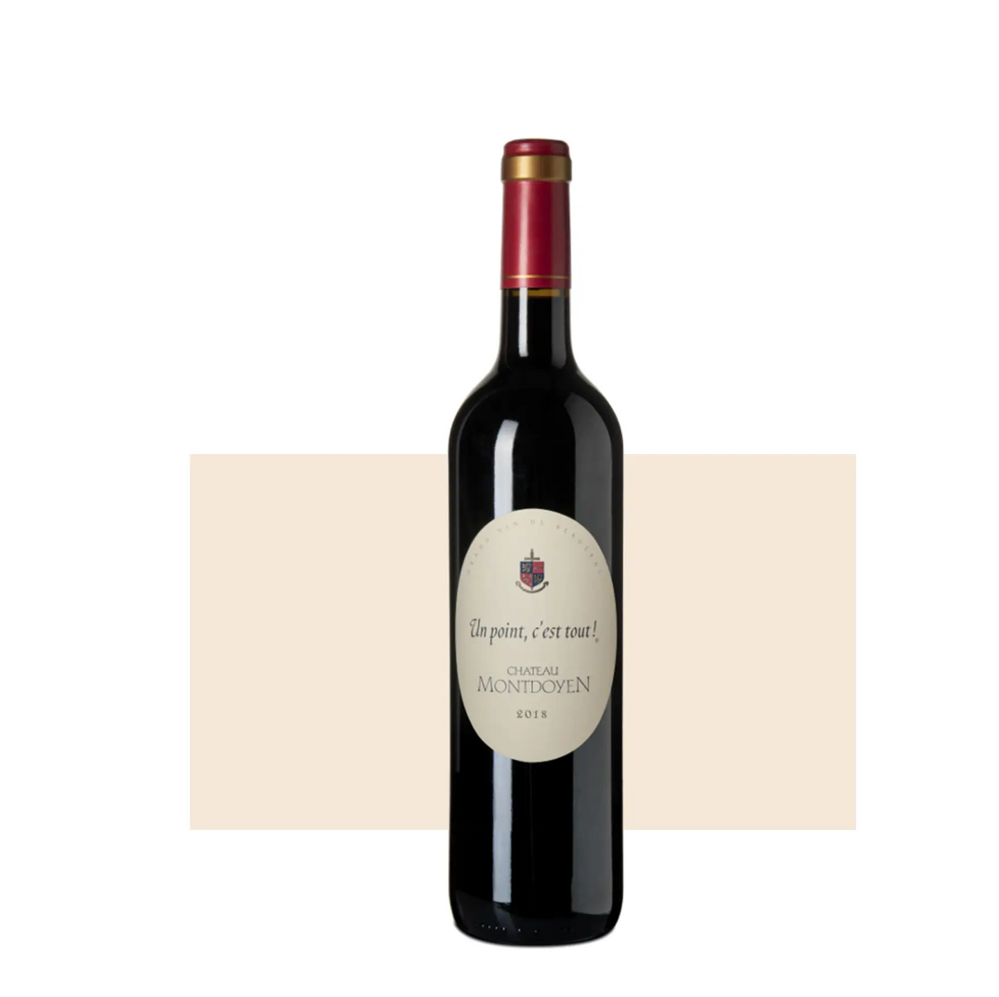 Vin "Un point c'est tout" rouge vendu par JM Monterroir
