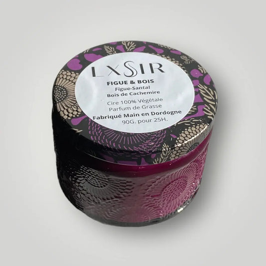 Bougie Figue et bois de LxSir vendue par Jm Monterroir