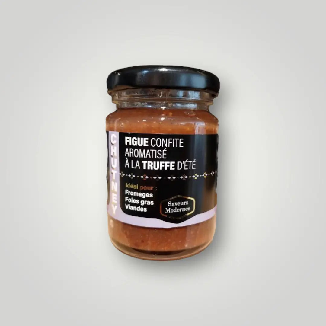 Chutney Figue aromatisé à la Truffe - 100g vendu par Jm Monterroir