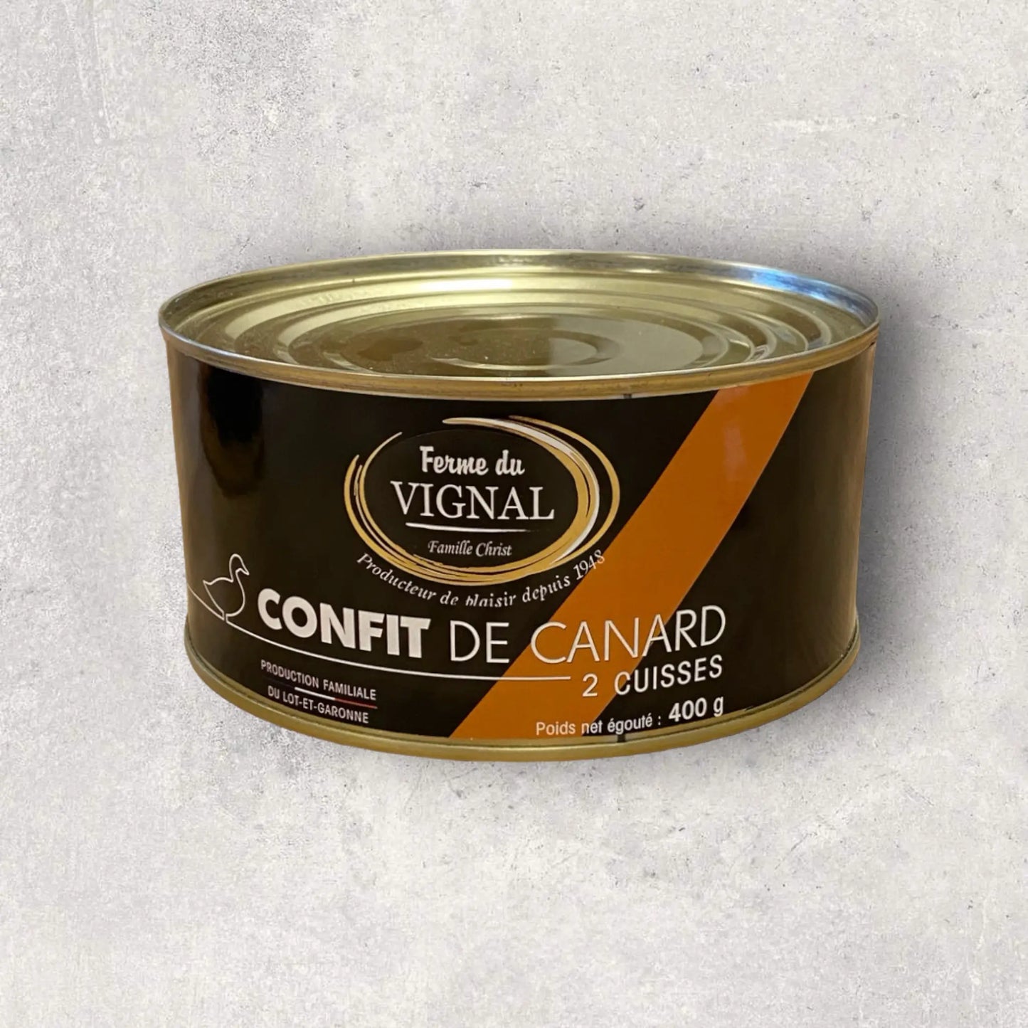 Confit de canard de la ferme du vignal vendu par Jm Monterrour