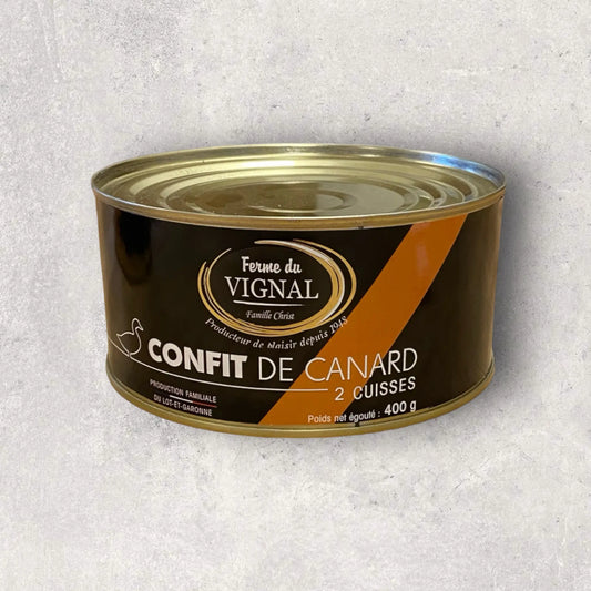 Confit de canard de la ferme du vignal vendu par Jm Monterrour