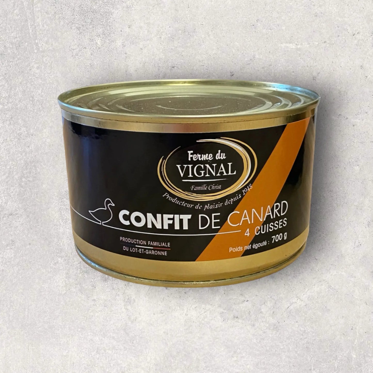 Confit de canard de la ferme du vignal vendu par Jm Monterrour