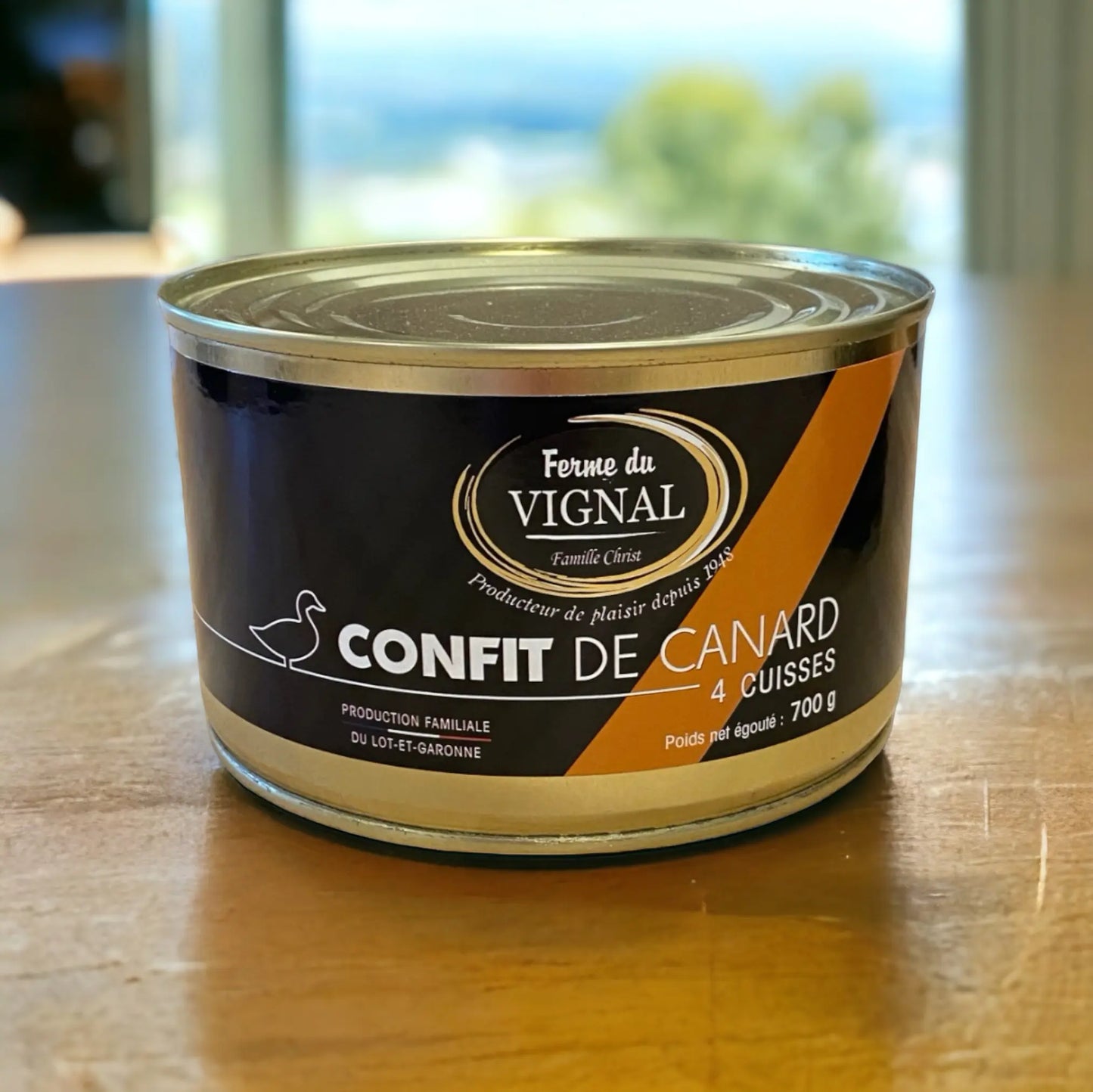 Confit de canard de la ferme du vignal vendu par Jm Monterrour