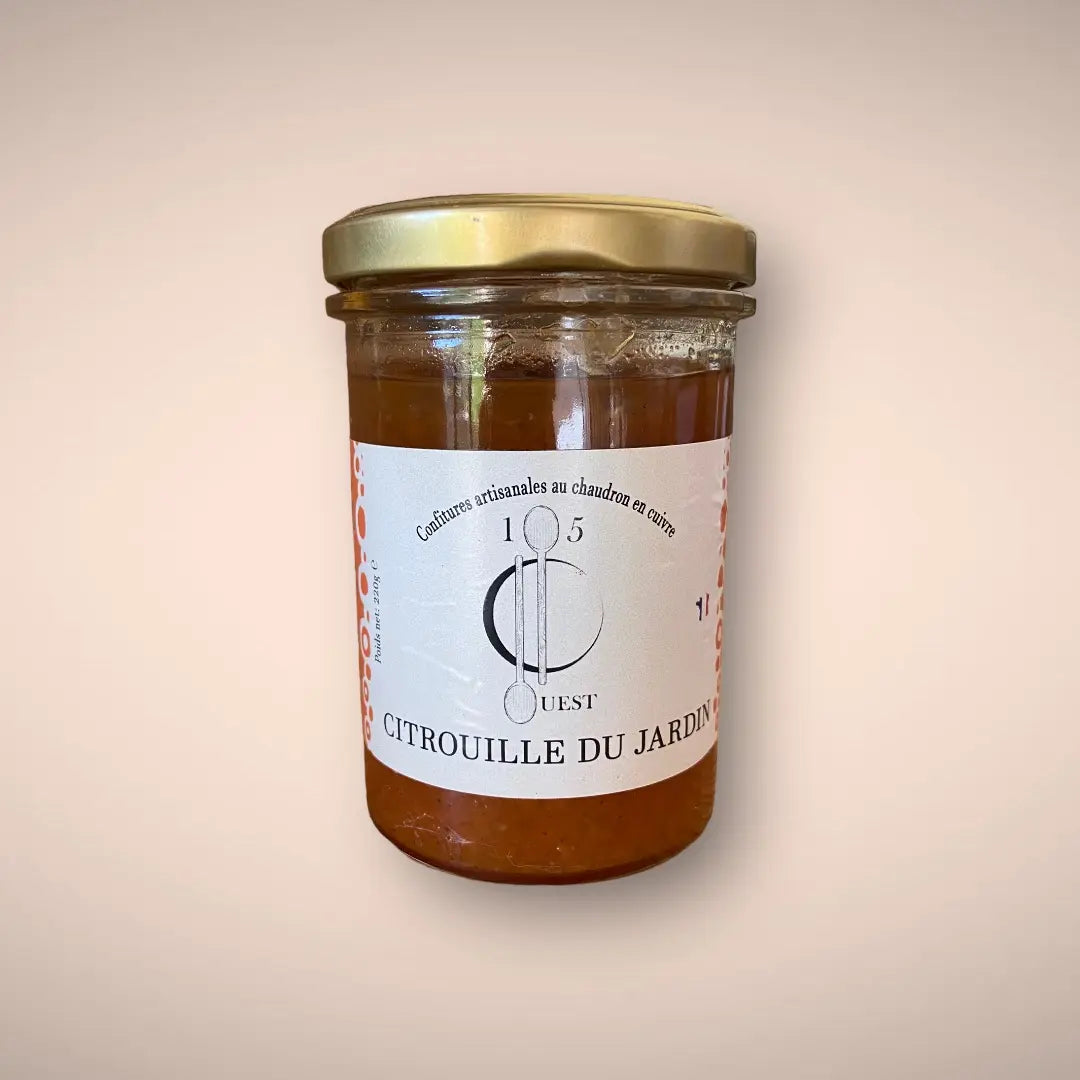Confiture de Citrouille du jardin de 105 degres ouest vendue par JM Monterroir