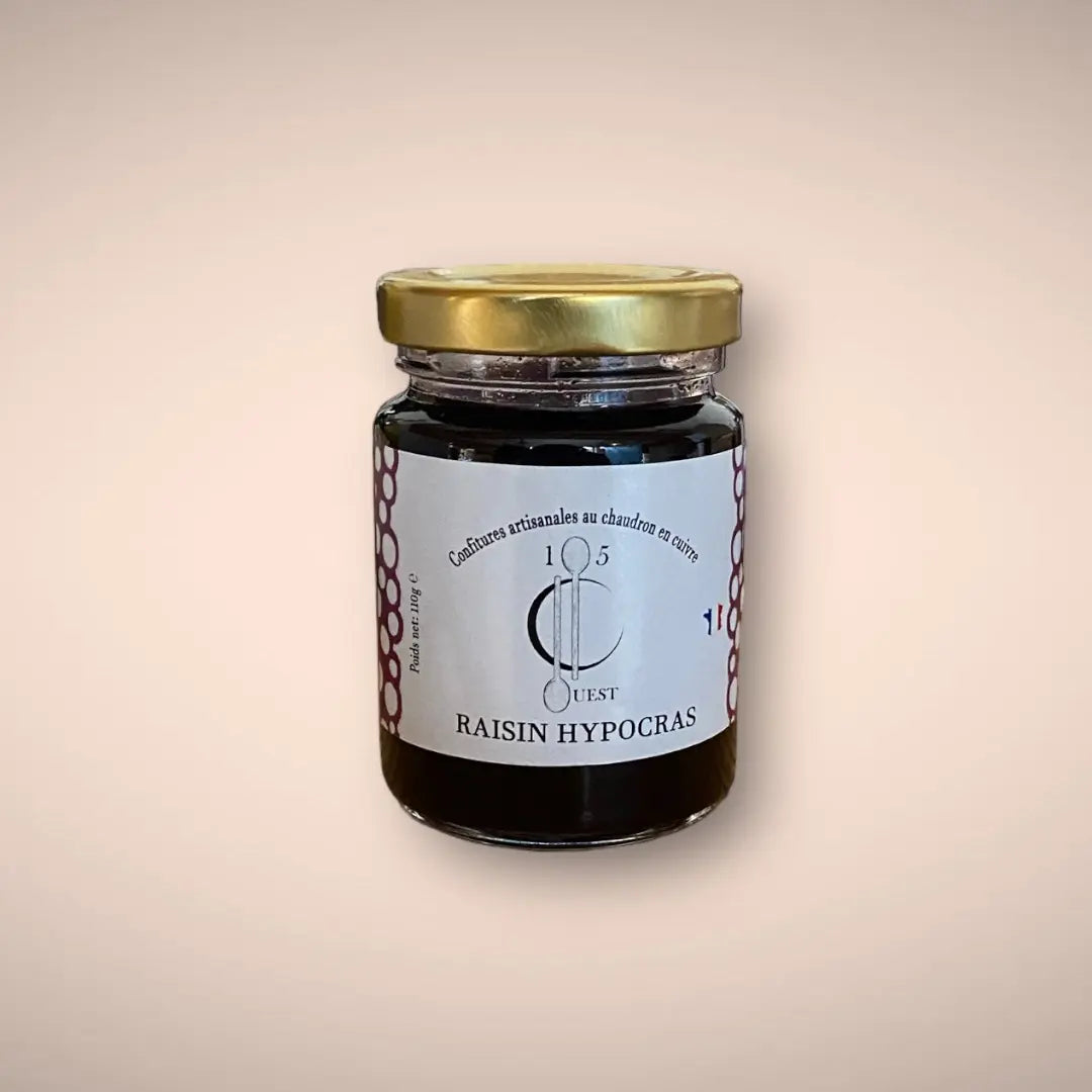 Confiture Raisin Hypocras de 105 degres ouest vendue par JM Monterroir