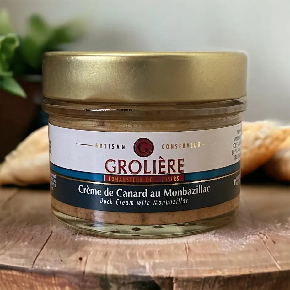 Creme de canard au Monbazillac de la Maison Groliere vendue par JM Monterroir
