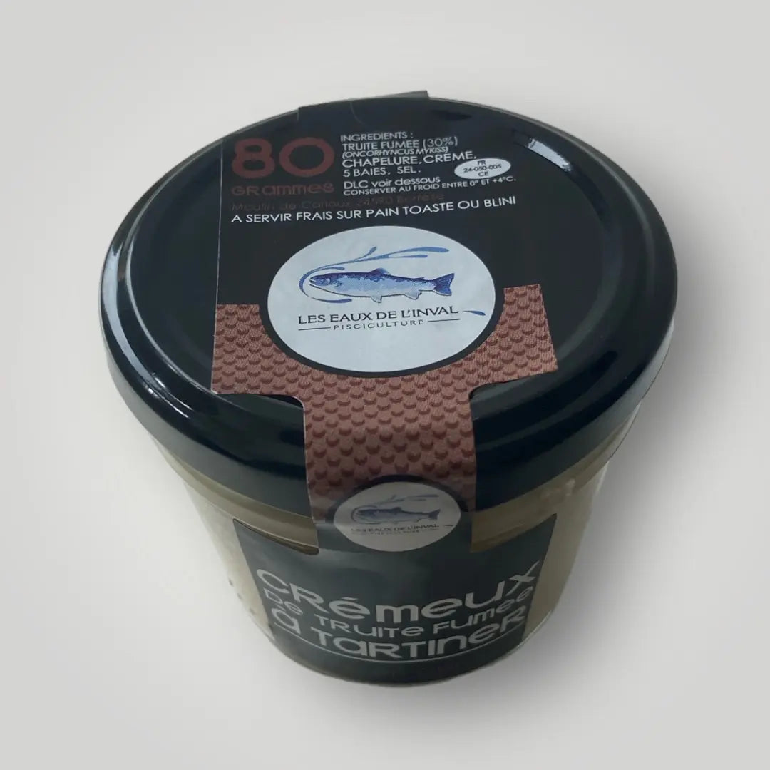 Cremeux de truite fumée vendu par Jm Monterroir