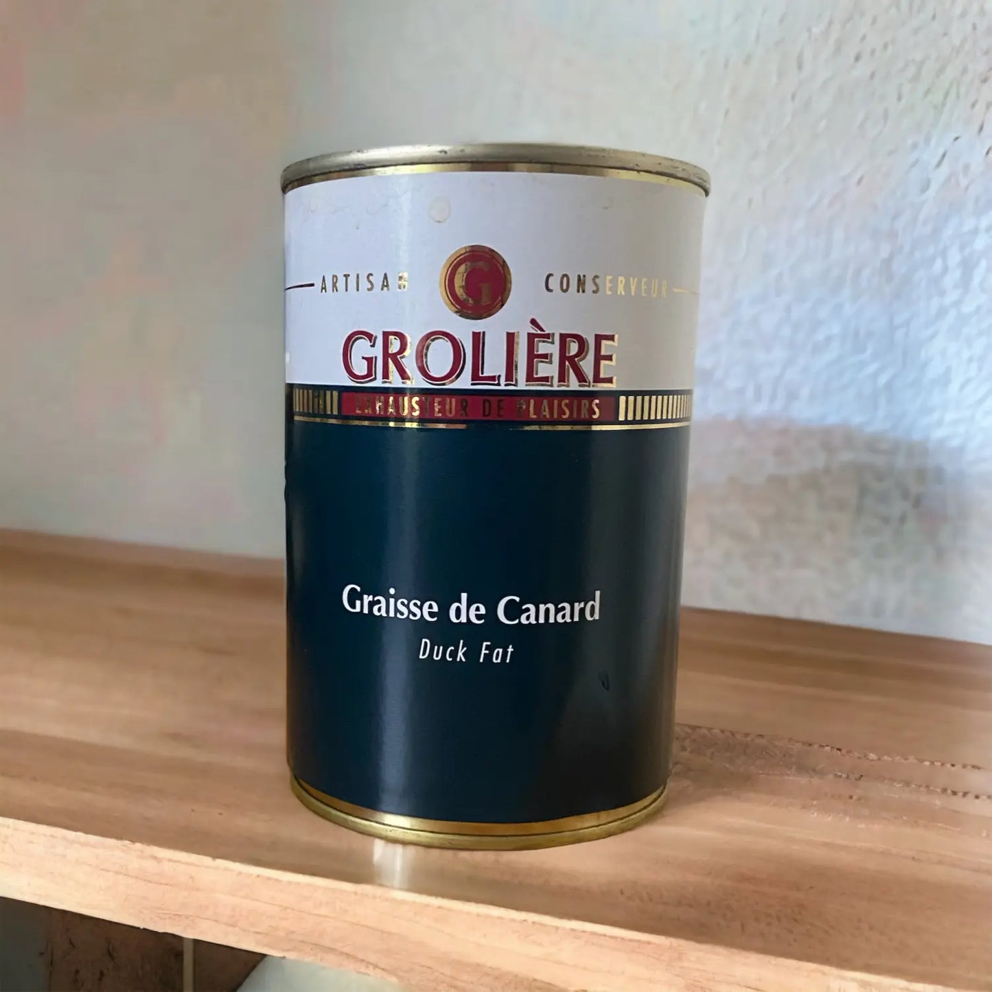 Graisse de canard de la Maison Groliere vendue par JM Monterroir