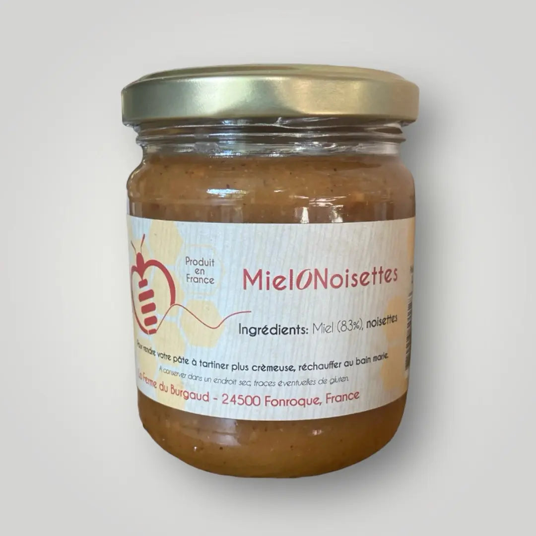 Miel aux noisettes de la ferme du Burgaud vendu par Jm Monterroir