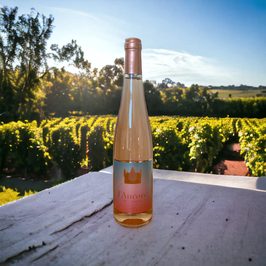 Bouteille du vin rosé l'Aurore du Château Panisseau vendu par JM Monterroir