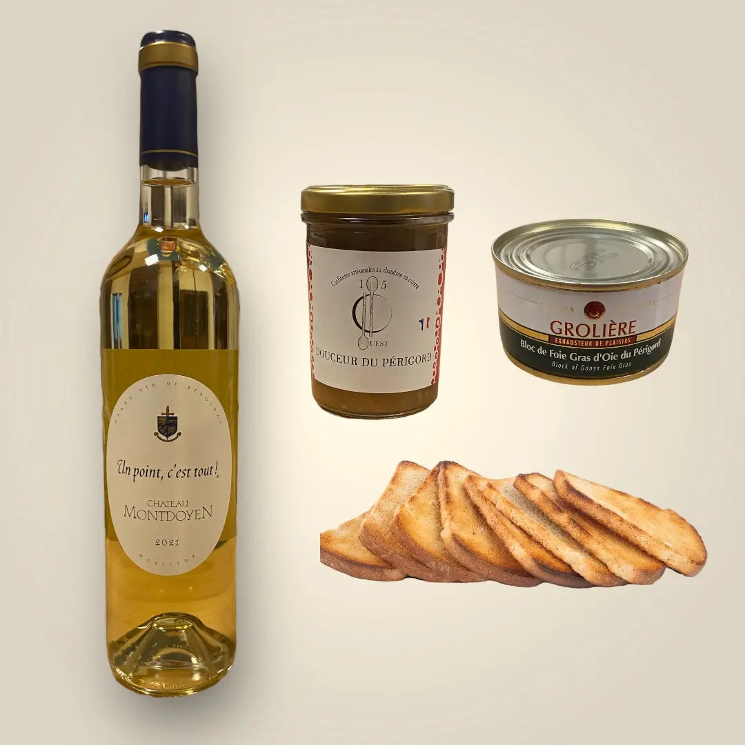 Plateau aperitif de foie gras vendu par Jm Monterroir
