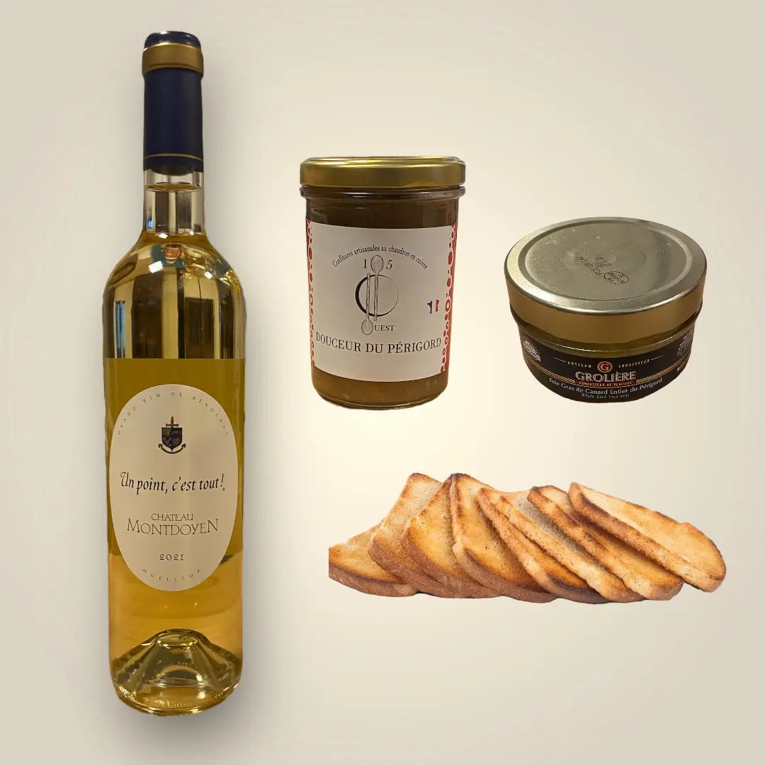 Plateau aperitif de foie gras vendu par Jm Monterroir