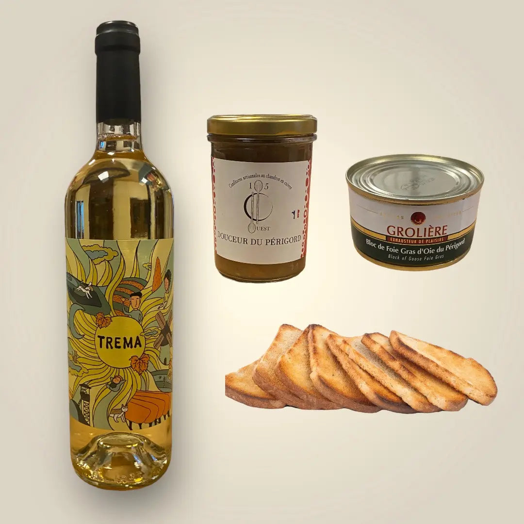 Plateau aperitif de foie gras vendu par Jm Monterroir