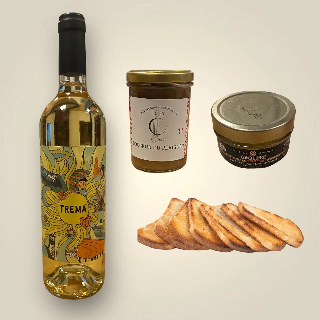 Plateau aperitif de foie gras vendu par Jm Monterroir