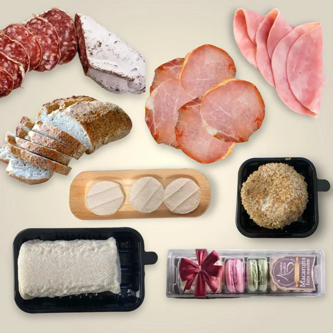 Plateau de fromages et de charcuteries vendu par Jm Monterroir