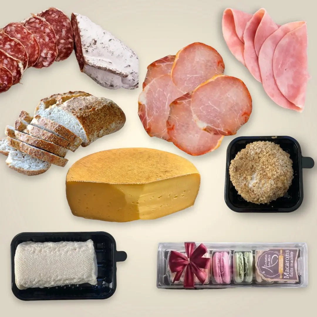 Plateau de fromages et de charcuteries vendu par Jm Monterroir