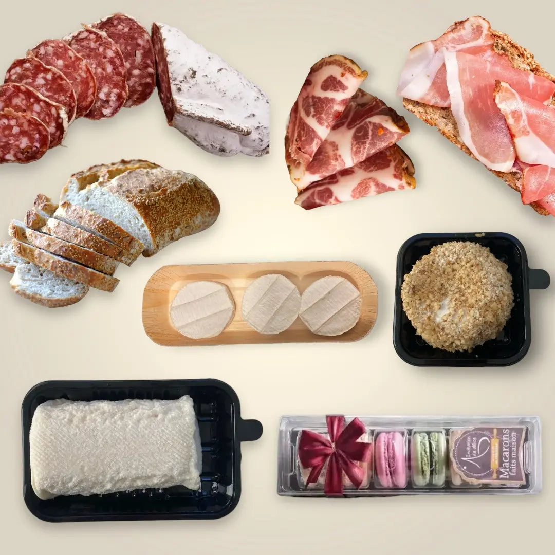 Plateau de fromages et de charcuteries vendu par Jm Monterroir