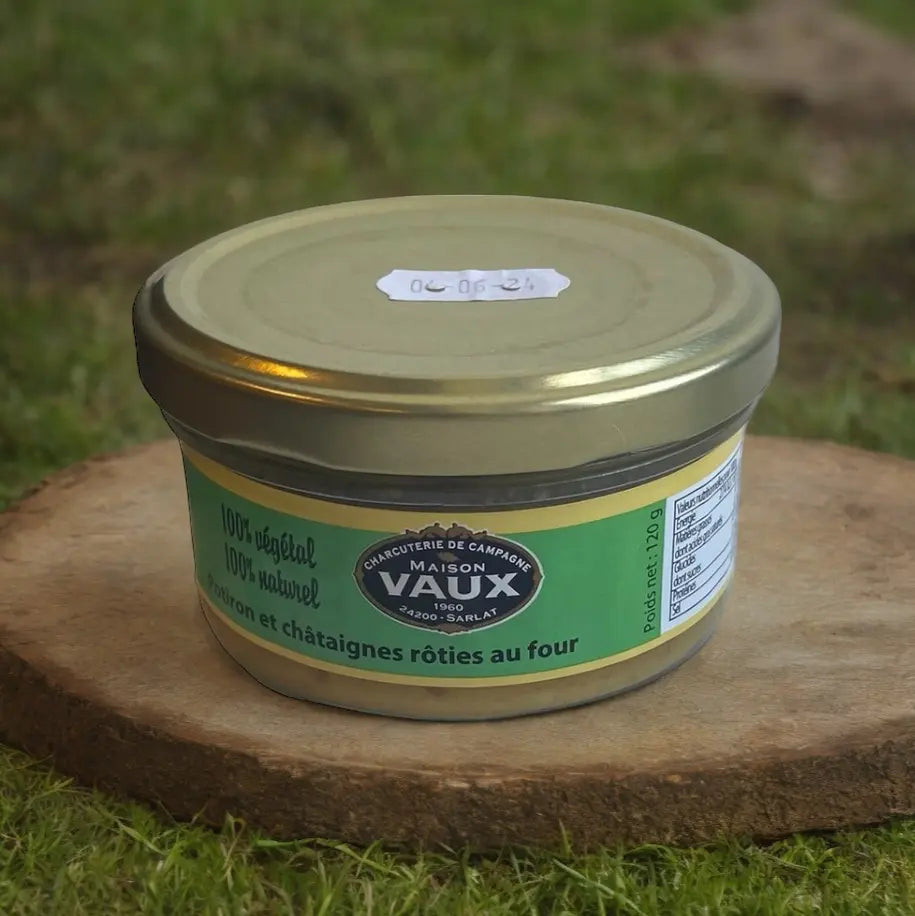 Potiron et châtaignes rôtis au four 120g vendu par Jm Monterroir