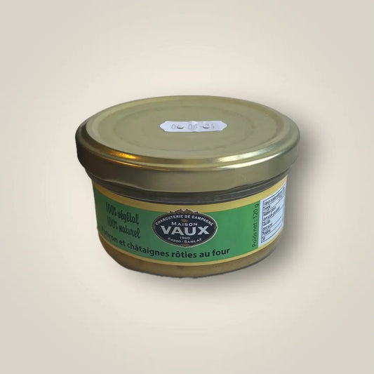 Potiron et châtaignes rôtis au four 120g vendu par Jm Monterroir