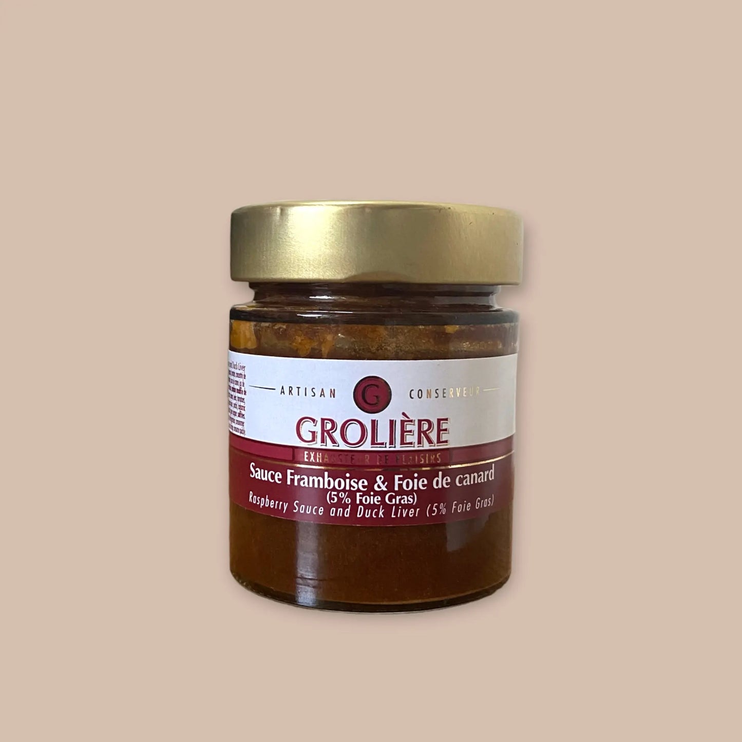 Sauce de la maison groliere vendu par JM Monterroir