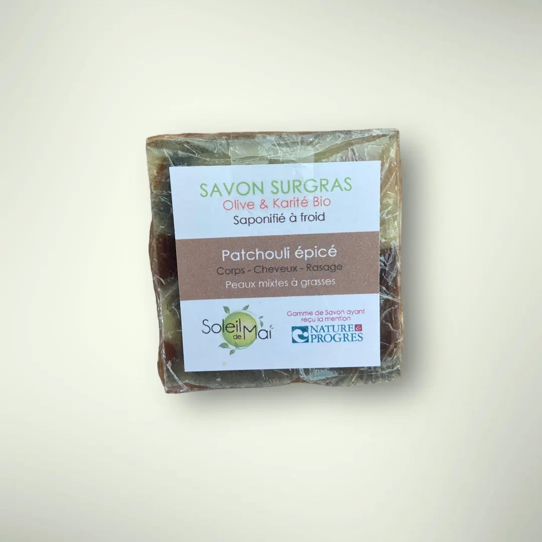 Savon Patchouli epice de Soleil de Mai vendue par JM Monterroir
