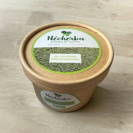 Sel aux herbes meditérranéennes vendues pqr Jm Monterroir