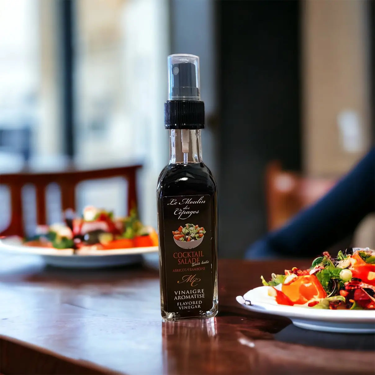 Vinaigre aromatise a salade de au delice des cepages vendu par Jm Monterroir