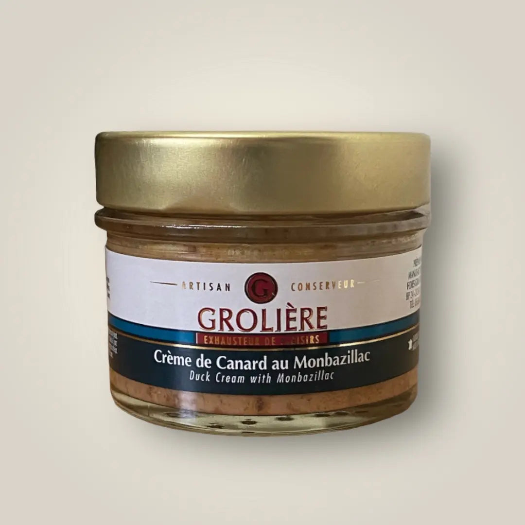 Creme de canard au Monbazillac de la Maison Groliere vendue par JM Monterroir