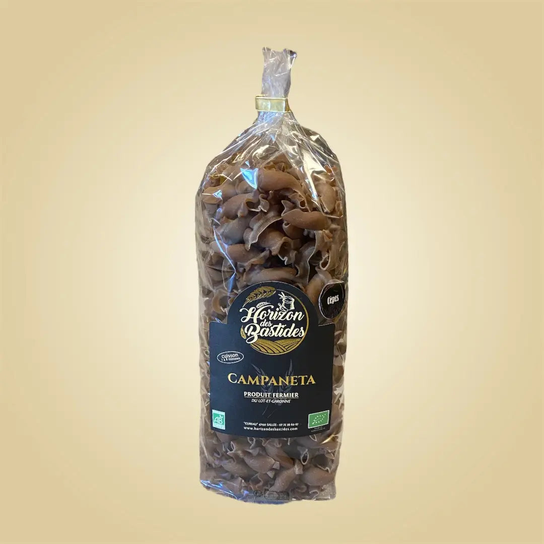 Pâtes Campaneta aux cèpes pur vendues par Jm Monterroir