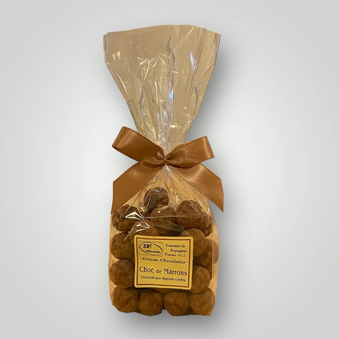 Chocolats choc marrons du domaine de Bequignol vendus par Jm Monterroir