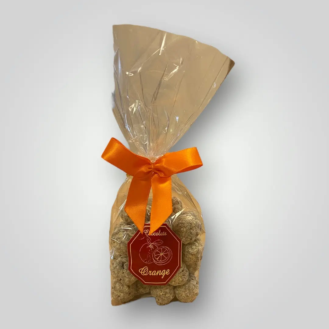 Chocolats à l'orange du domaine de Bequignol vendus par Jm Monterroir