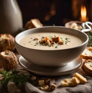 Box Velouté de Cèpes et Croûtons Gourmands au Fromage pour 4 personnes vendu par Jm Monterroir