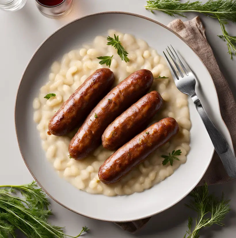 box flageolet saucisse de Toulouse pour 4 personnes vendu par JM MONTERROIR