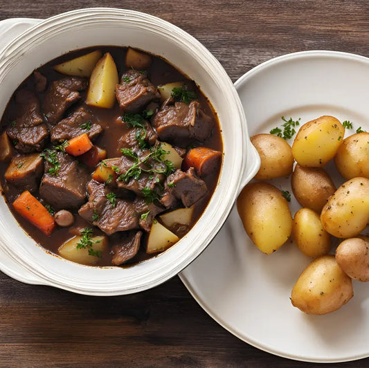 Box boeuf Bourguignon pour 4 personnes vendu par JM MONTERROIR 