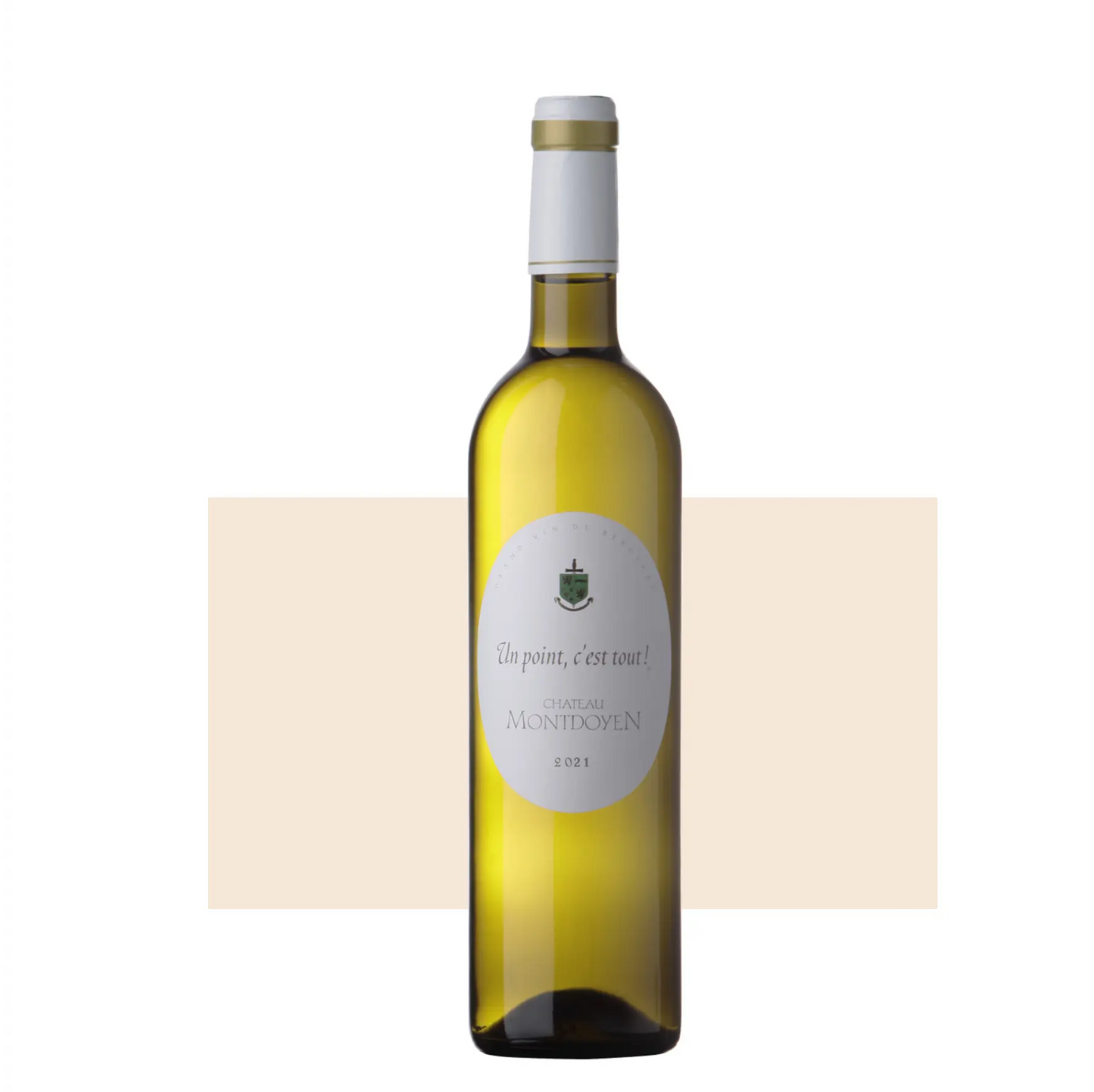Vin "Un point c'est tout" blanc sec vendu par JM Monterroir