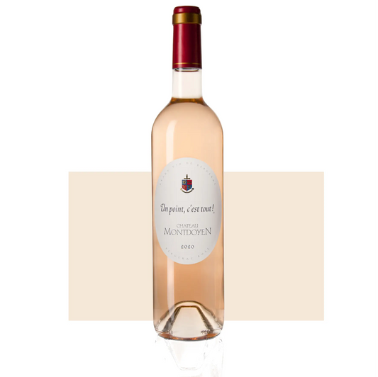 Vin "Un point c'est tout" rose vendu par JM Monterroir