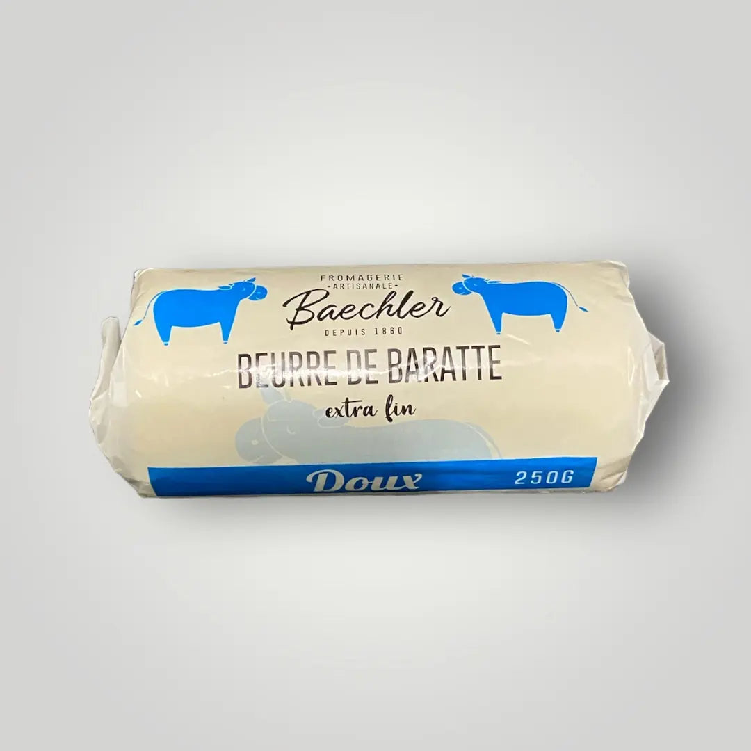 Beurre en baratte - rouleau de 250g - Doux