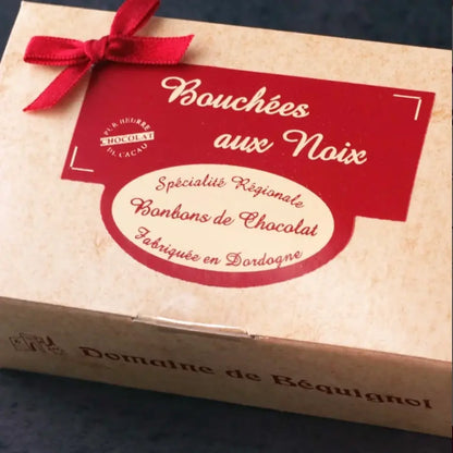 Chocolats bouchees aux noix du domaine de Bequignol vendus par Jm Monterroir