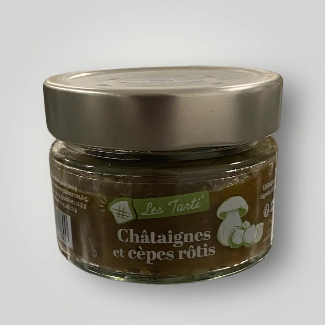 Tarti' Châtaignes et Cèpes rôtis - 80g vendu par Jm Monterroir