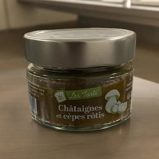 Tarti' Châtaignes et Cèpes rôtis - 80g vendu par Jm Monterroir