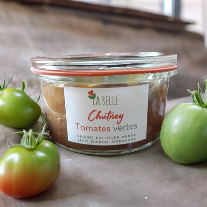 Chutney de Tomates Vertes vendu par Jm Monterroir