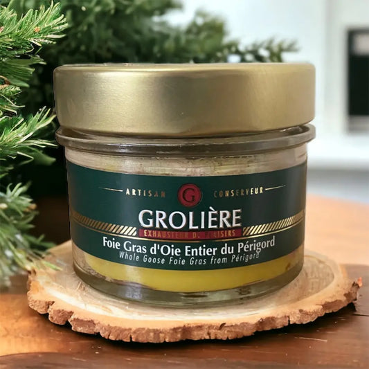 Foie gras entier oie de la maison groliere vendu par JM Monterroir