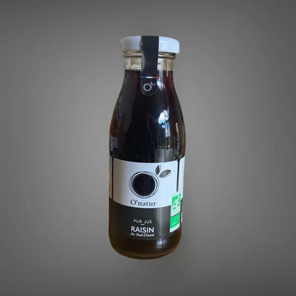 Jus de raisin des jus du soleil vendus par Jm Monterroir