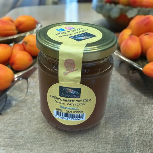 Confiture d'abricots au miel vendue par Jm Monterroir