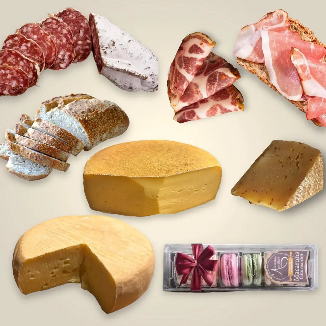 Plateau de fromages et de charcuteries vendu par Jm Monterroir