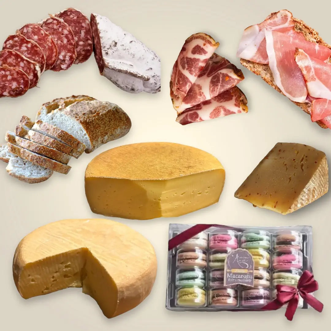 Plateau de fromages et de charcuteries vendu par Jm Monterroir