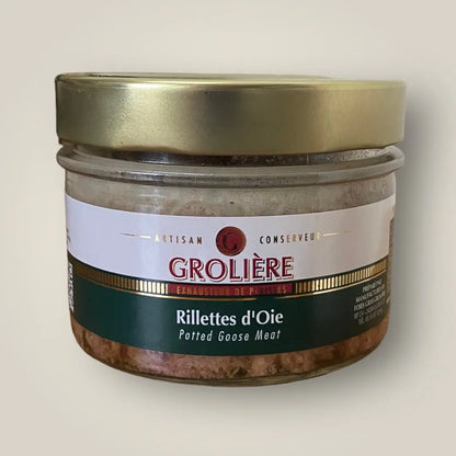 Rillettes oie de la Maison Groliere vendue par JM Monterroir