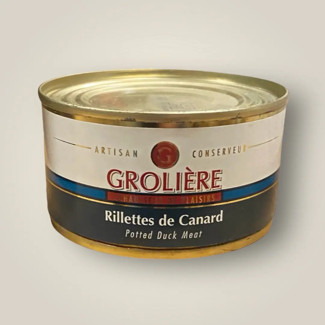 Rillettes de canard de la Maison Groliere vendue par JM Monterroir