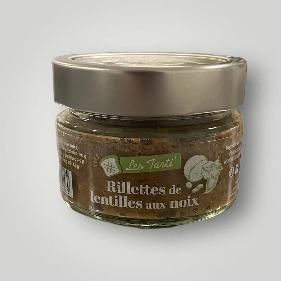 Tarti' Rillettes de Lentilles aux Noix du Périgord - 80g vendu par Jm Monterroir