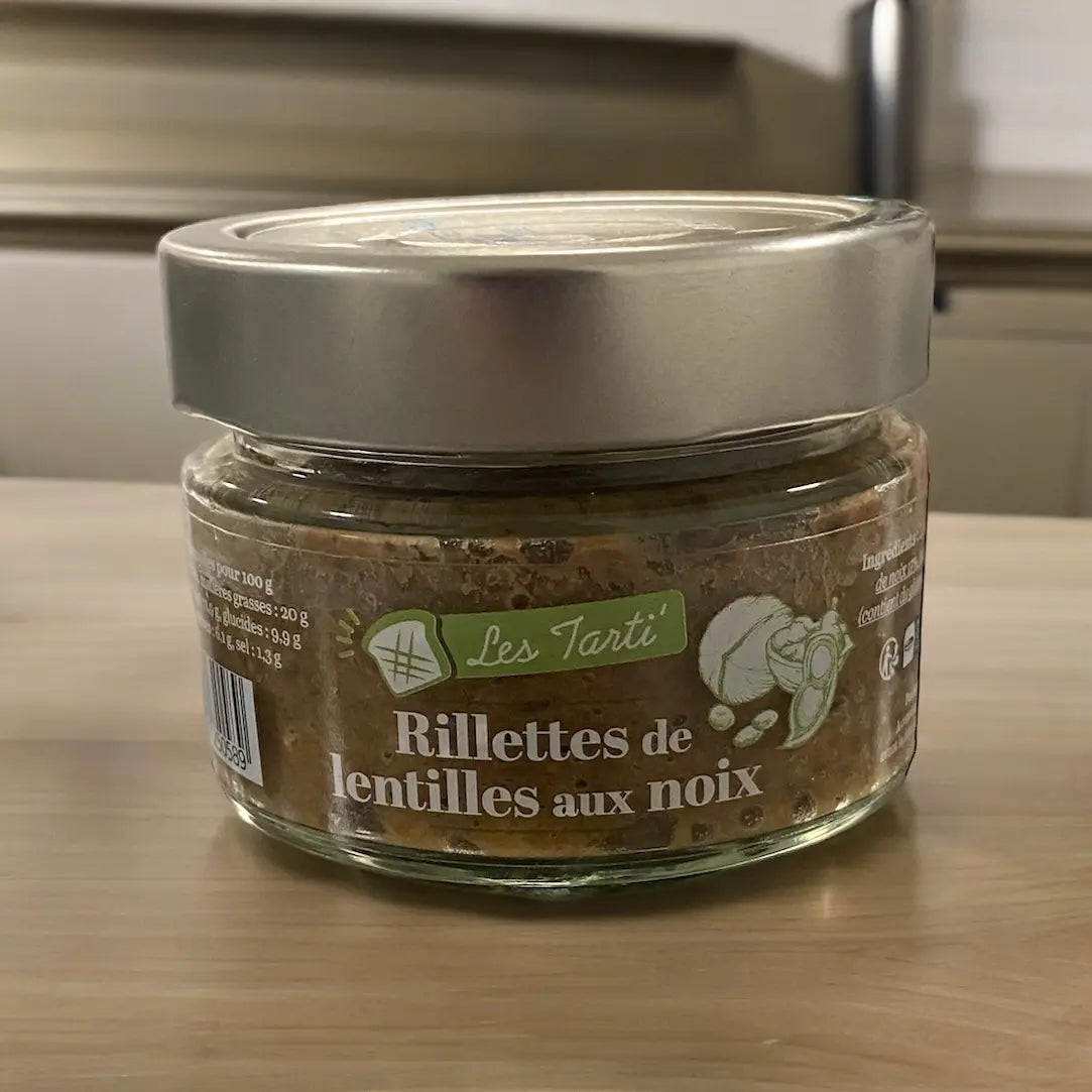 Tarti' Rillettes de Lentilles aux Noix du Périgord - 80g vendu par Jm Monterroir